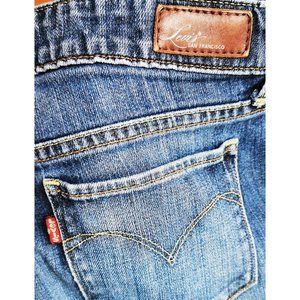Levi's Slight Curve Skinny Boot Jeans size 26 San Francisco